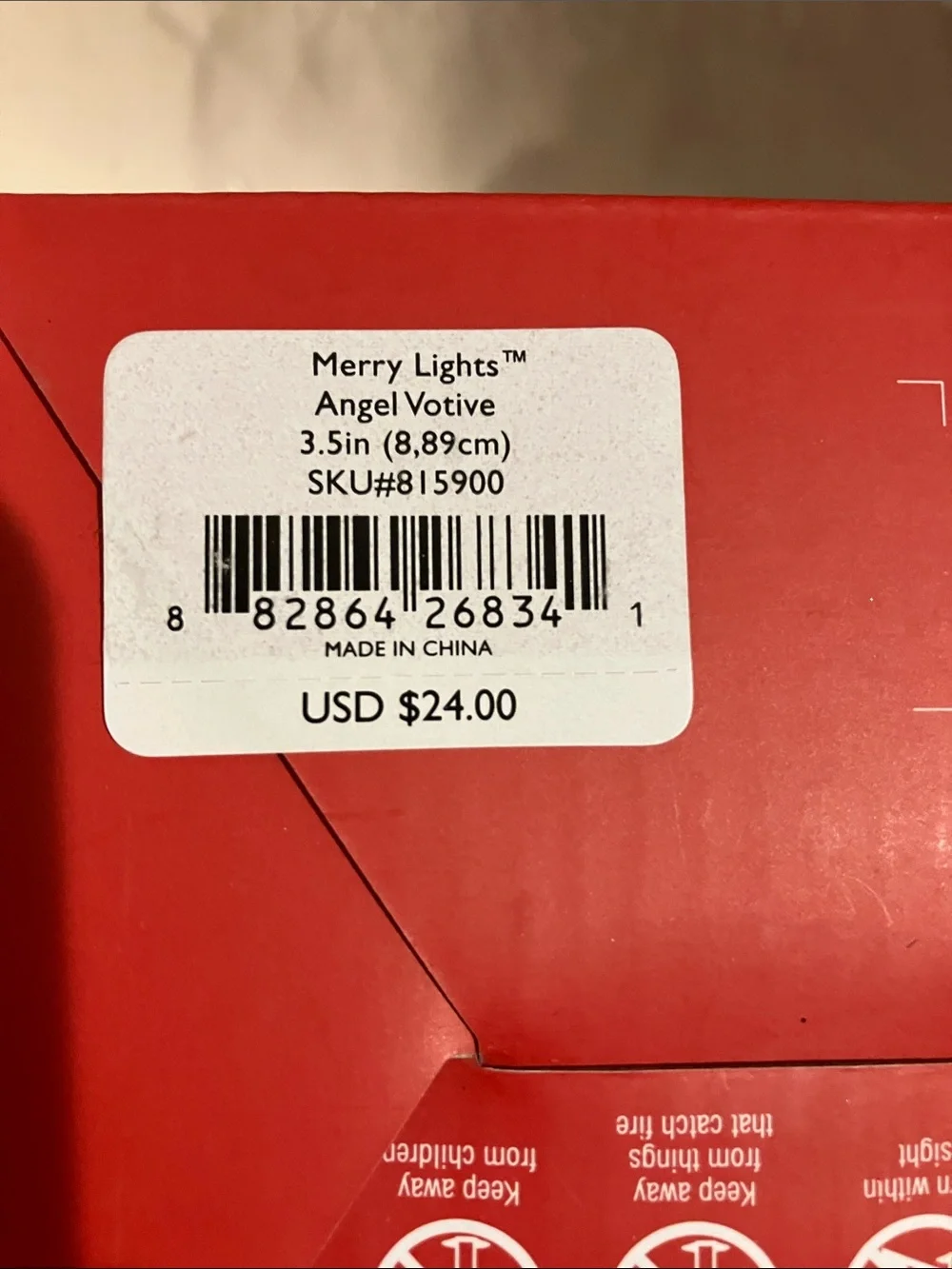 Lenox Cream Angel Ceramic Votive Cup